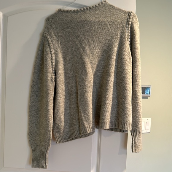 J crew lady jacket sweater with rhinestone buttons size L - Picture 3 of 7